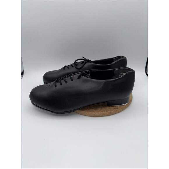 Capezio Tic Tap Toe Professional Black Tap 8W Dance Shoes-F24 65 RN#63356 NIB - Picture 5 of 16